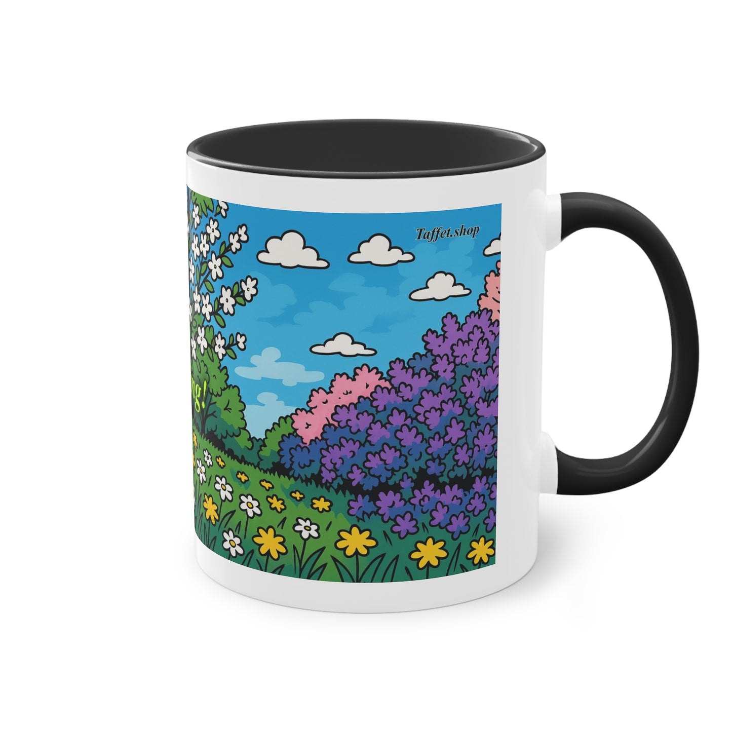 Tasse – „Frühling“, Ostern/Frühling, 325 ml