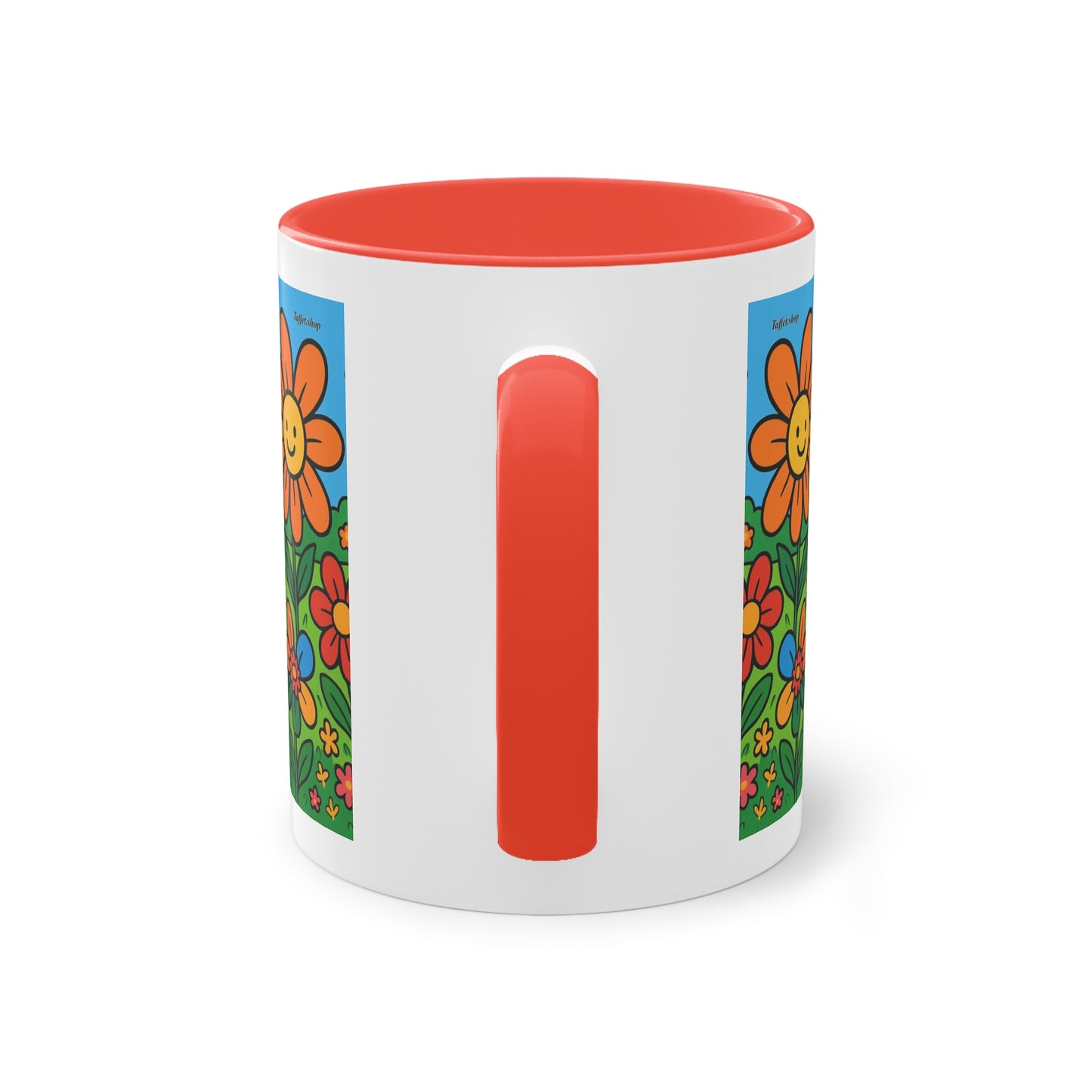Tasse – „Blumenwiese“, Ostern/Frühling, 325 ml