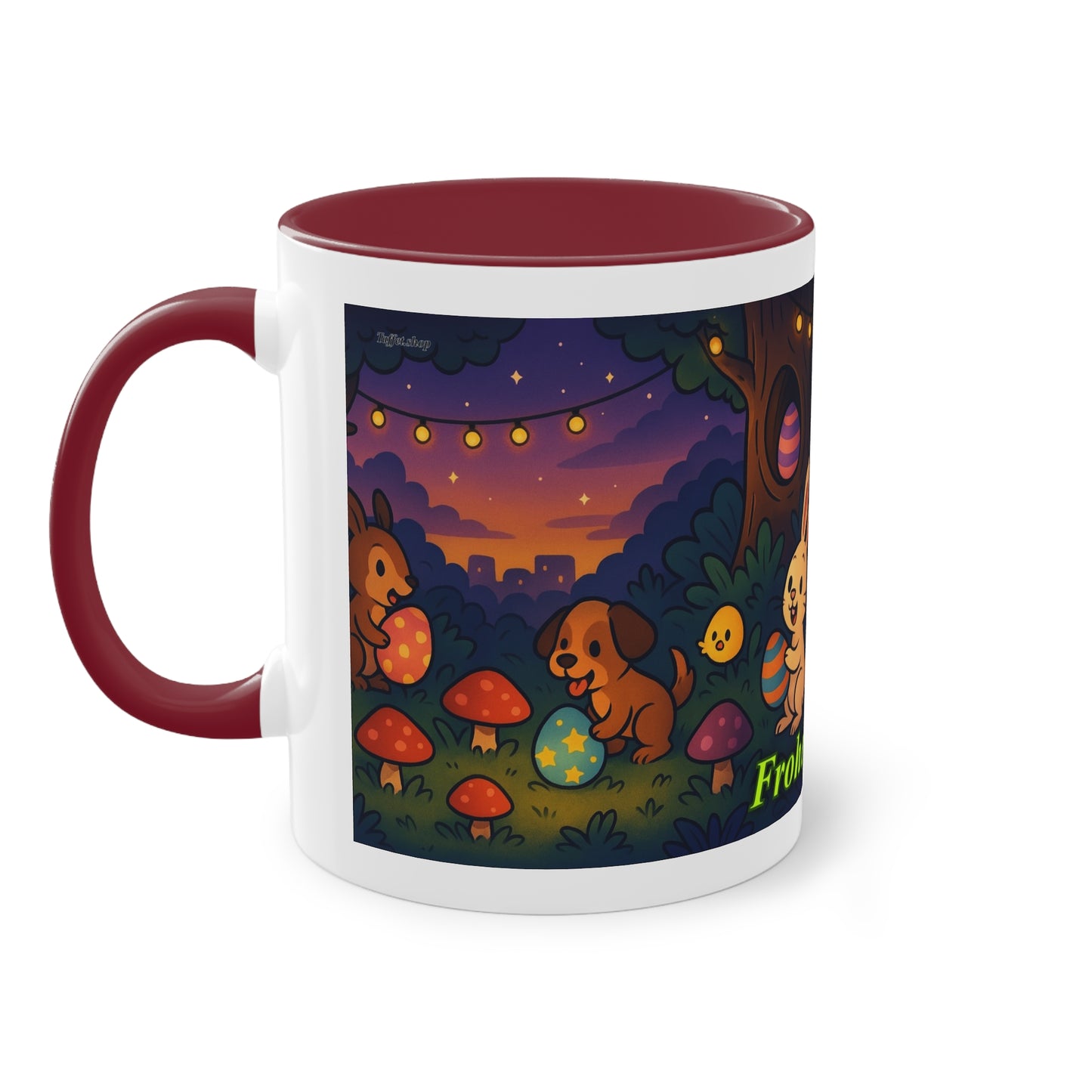 Tasse – „Frohe Ostern“, Ostern/Frühling, 325 ml