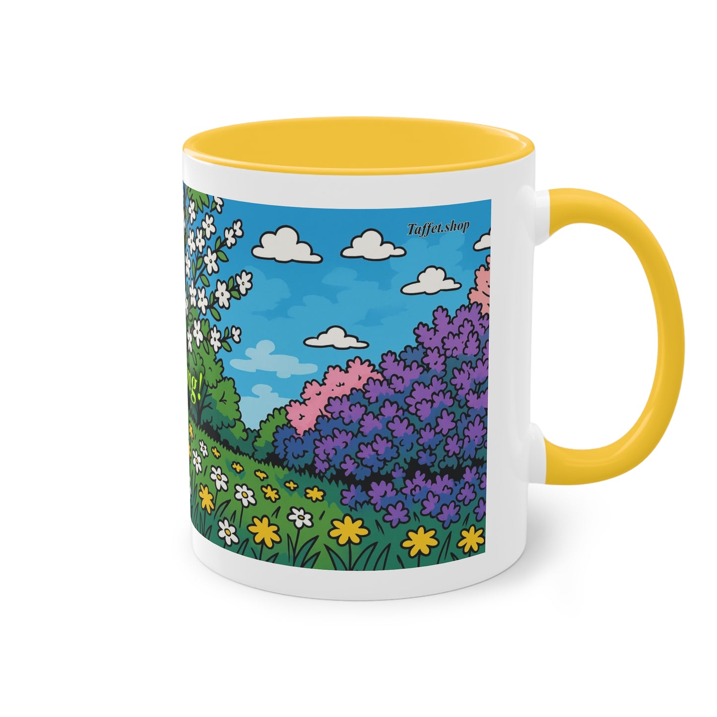 Tasse – „Frühling“, Ostern/Frühling, 325 ml