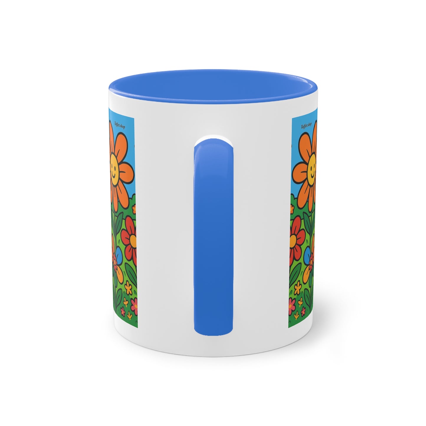 Tasse – „Blumenwiese“, Ostern/Frühling, 325 ml