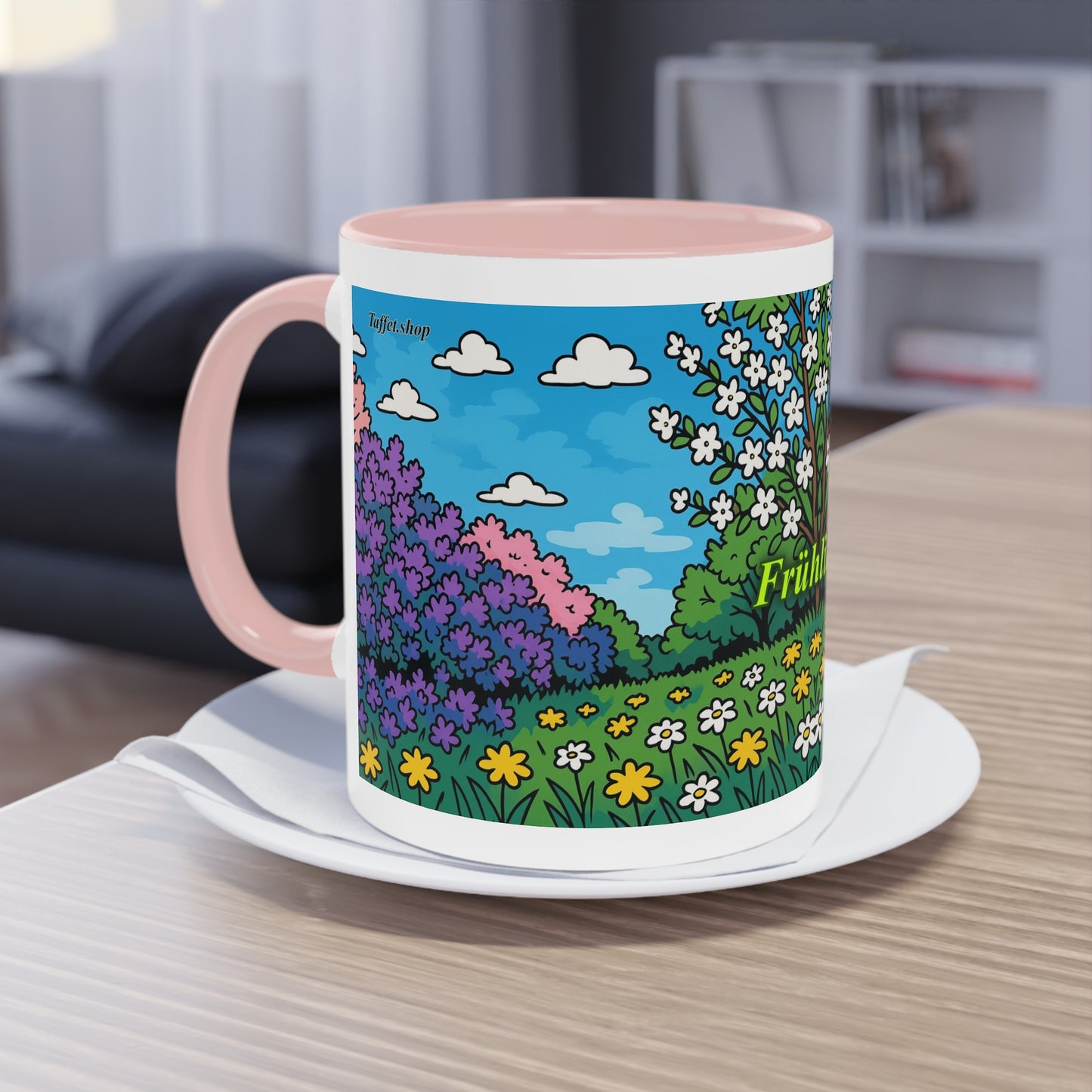 Tasse – „Frühling“, Ostern/Frühling, 325 ml