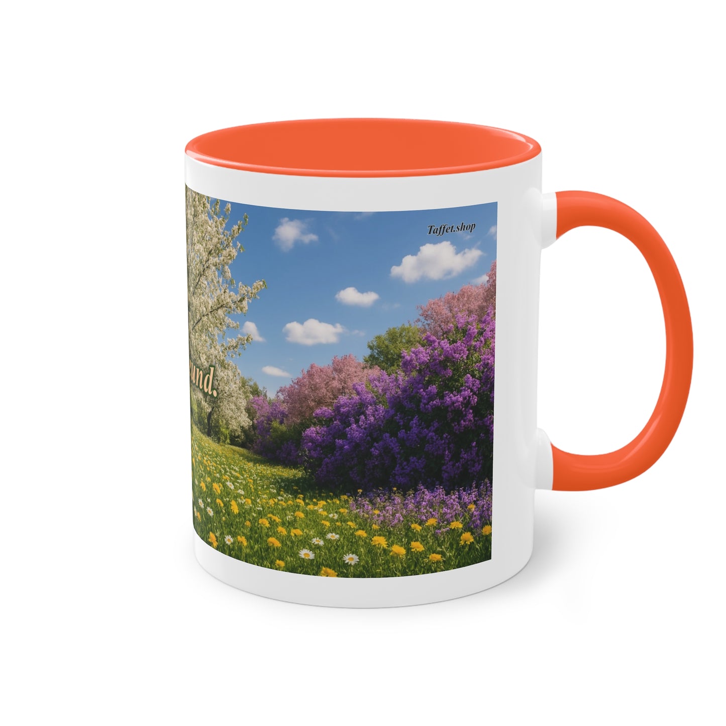 Tasse – „Naturfreund“, Ostern/Frühling, 325 ml