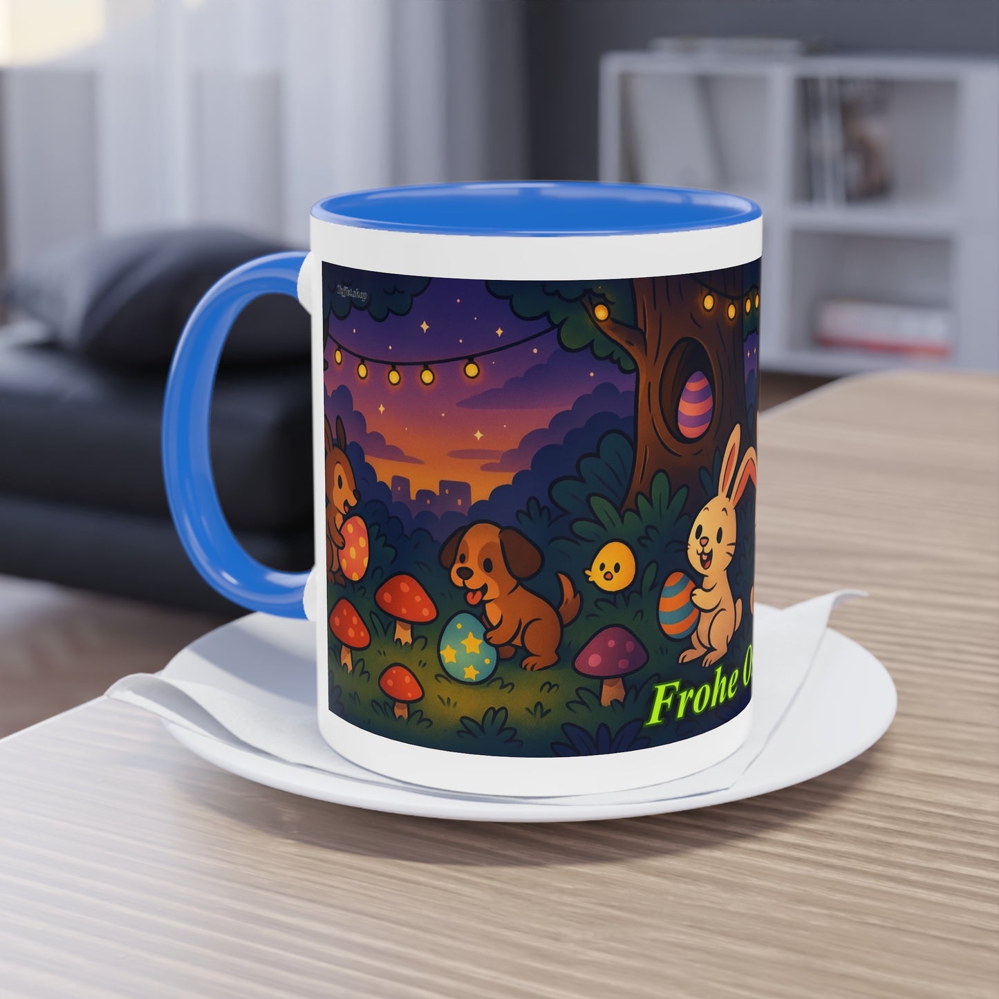 Tasse – „Frohe Ostern“, Ostern/Frühling, 325 ml