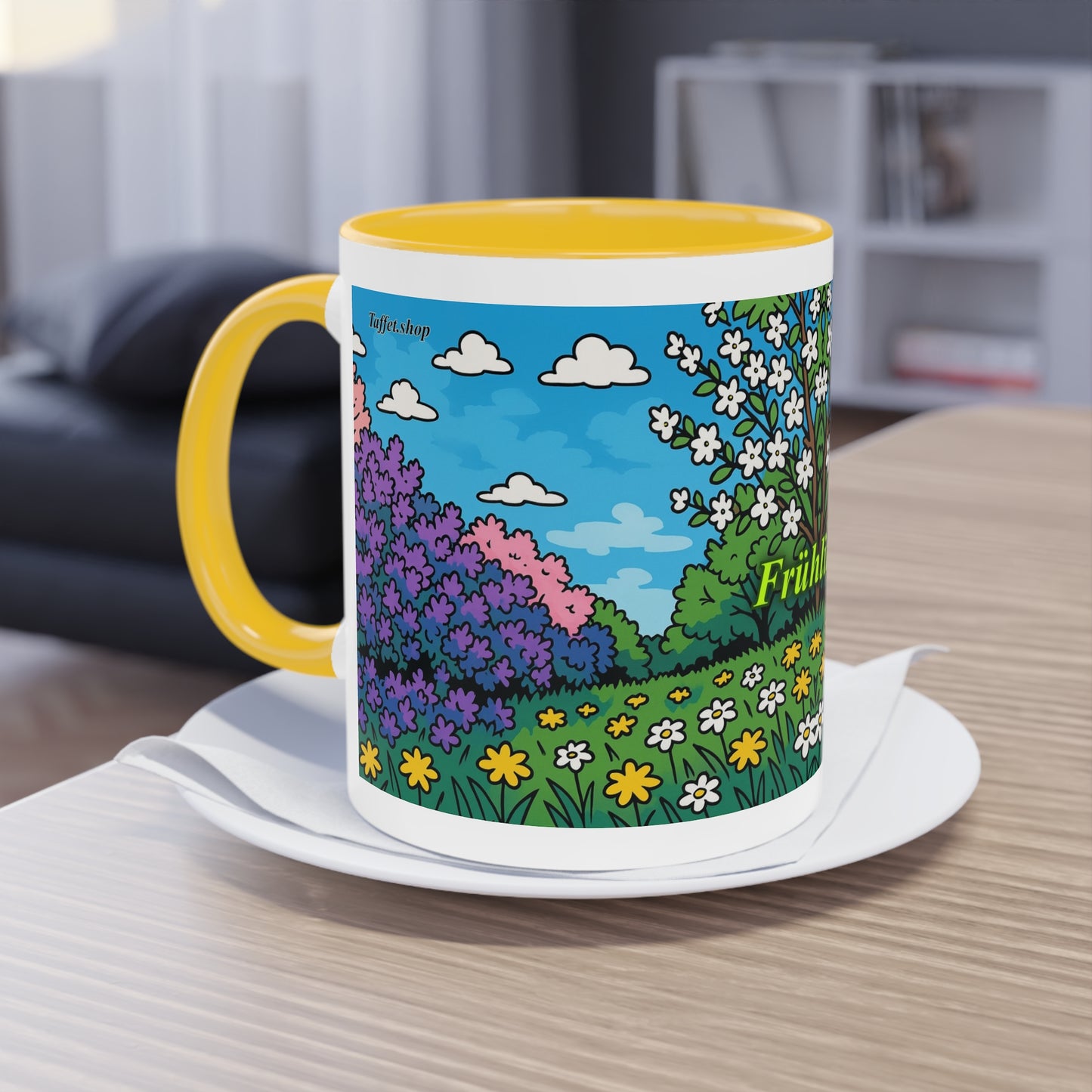 Tasse – „Frühling“, Ostern/Frühling, 325 ml