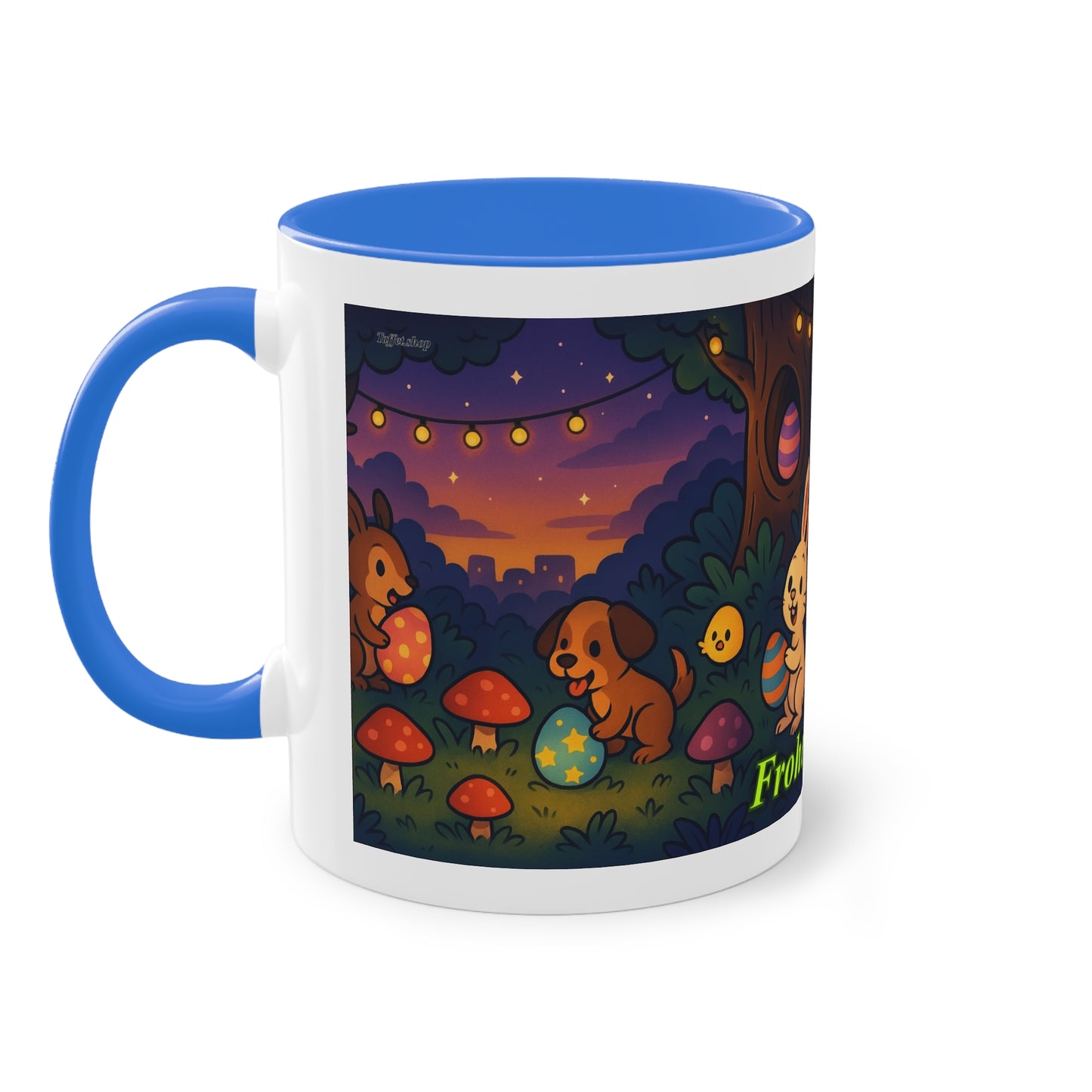 Tasse – „Frohe Ostern“, Ostern/Frühling, 325 ml