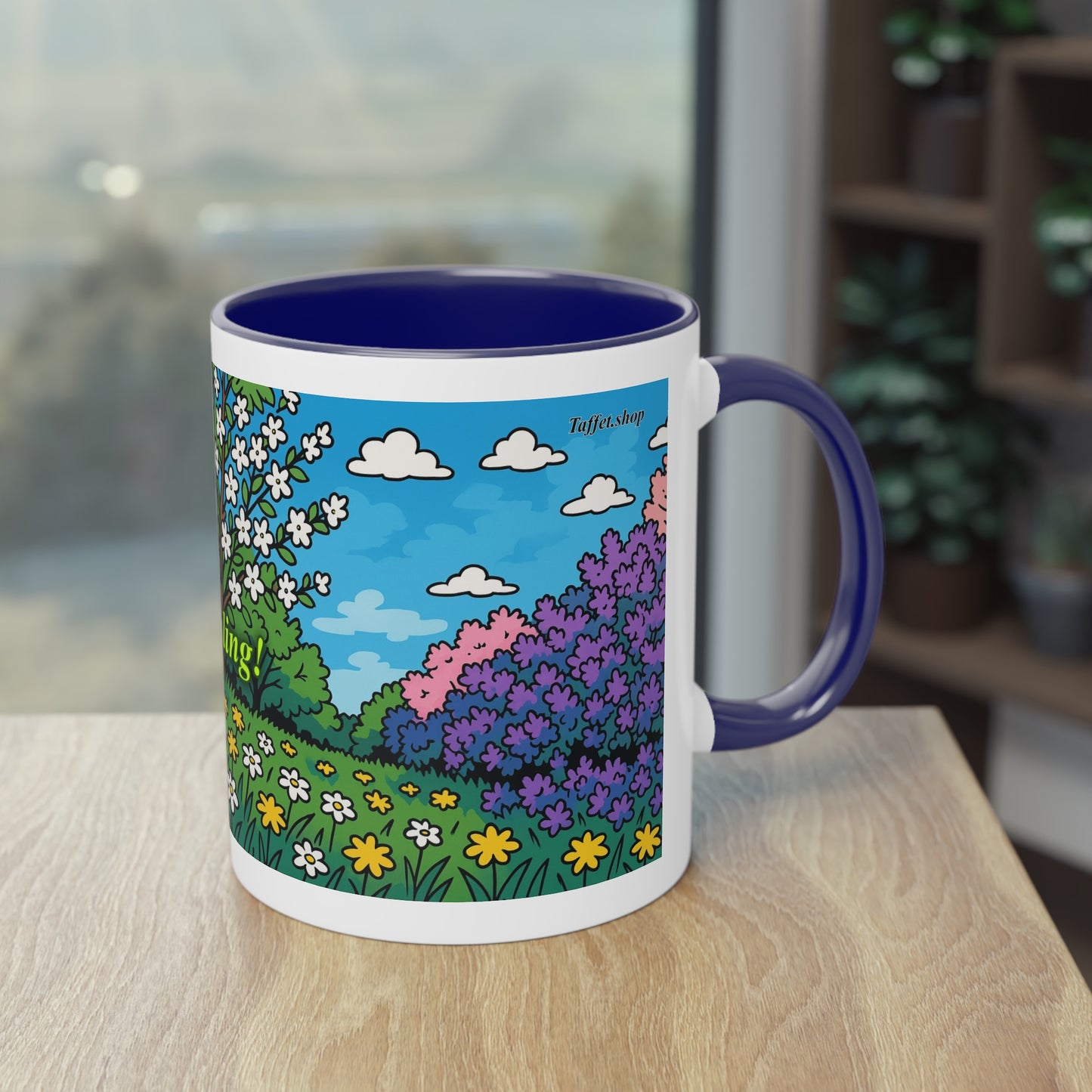 Tasse – „Frühling“, Ostern/Frühling, 325 ml
