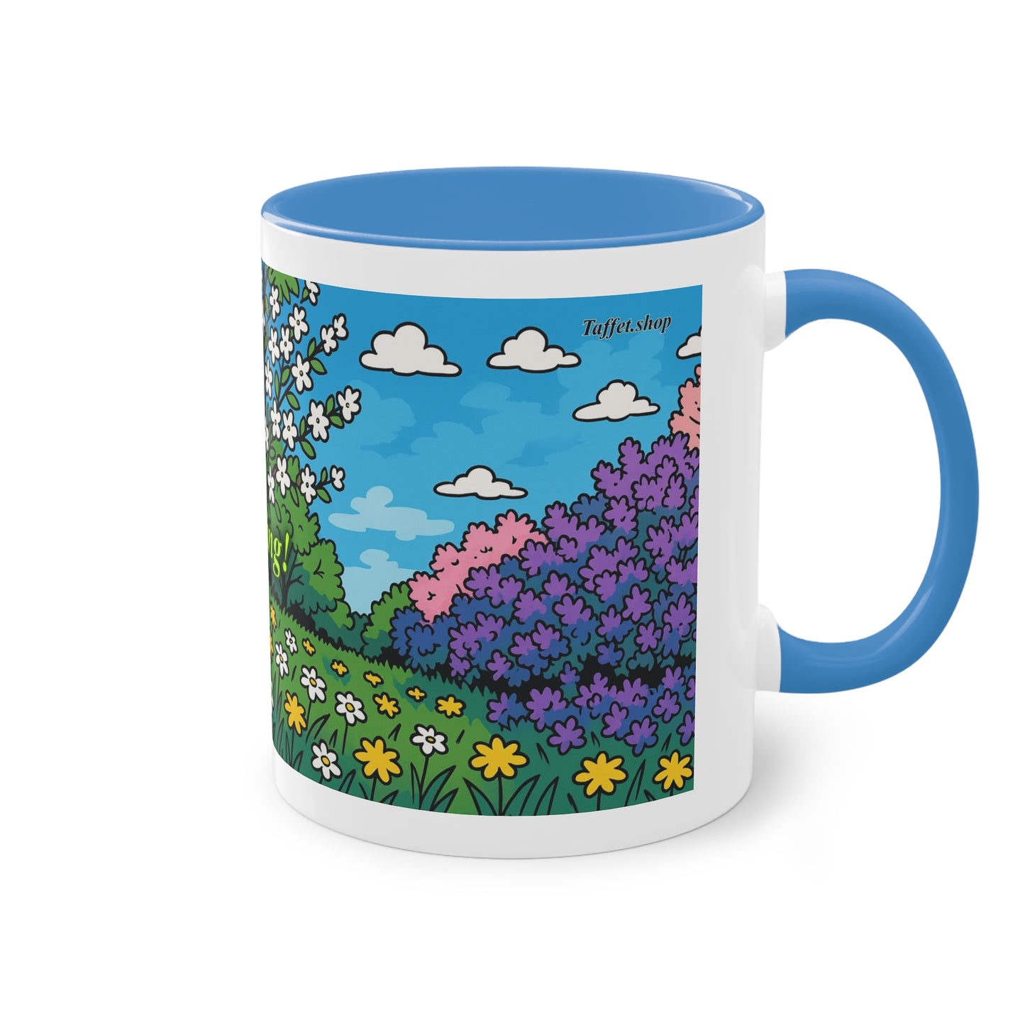 Tasse – „Frühling“, Ostern/Frühling, 325 ml