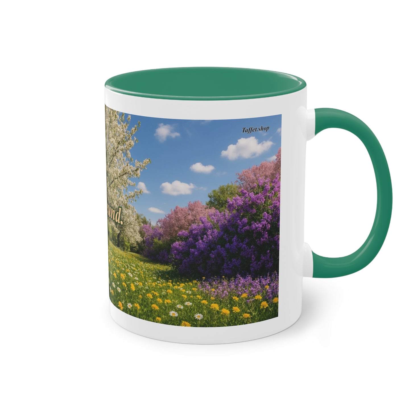 Tasse – „Naturfreund“, Ostern/Frühling, 325 ml
