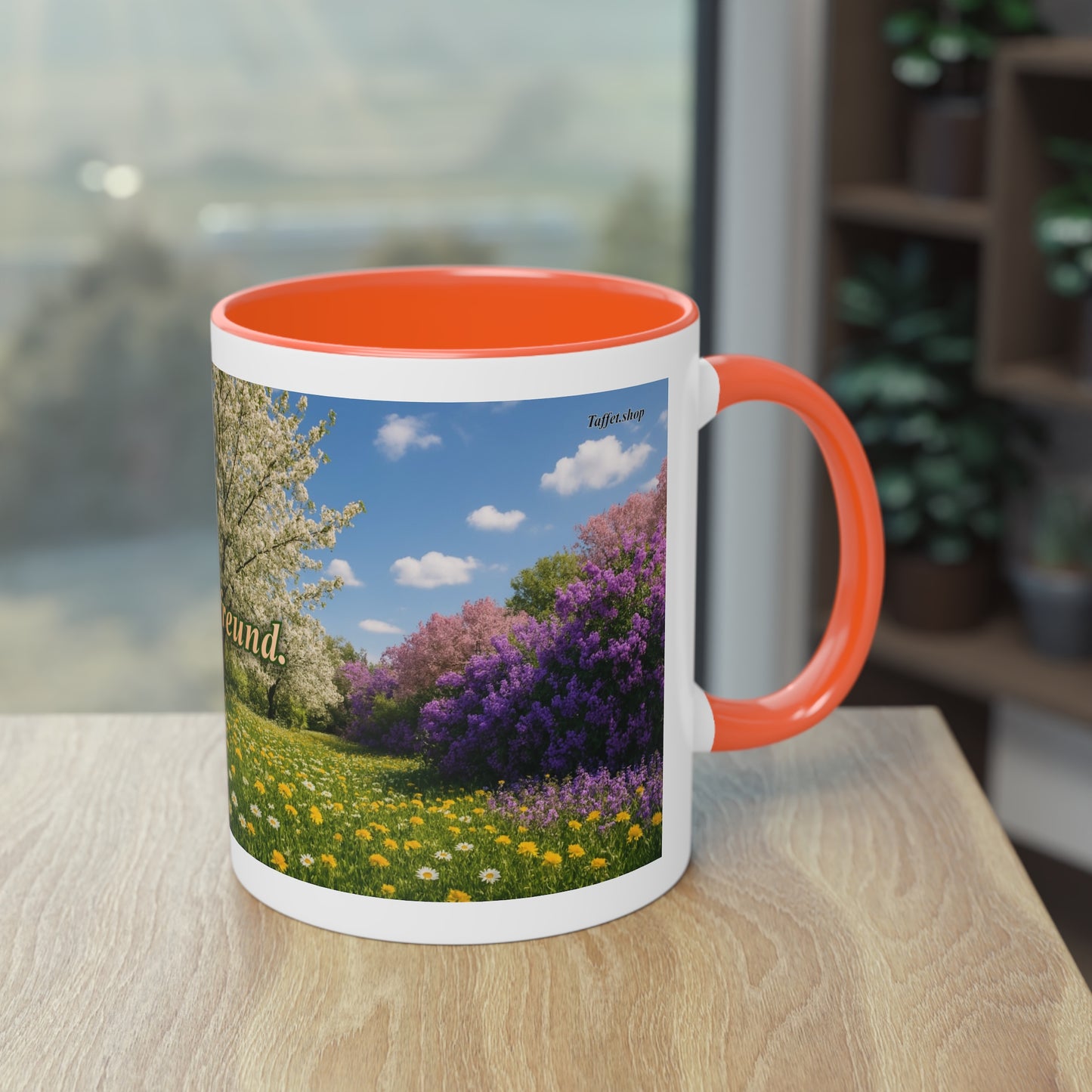 Tasse – „Naturfreund“, Ostern/Frühling, 325 ml