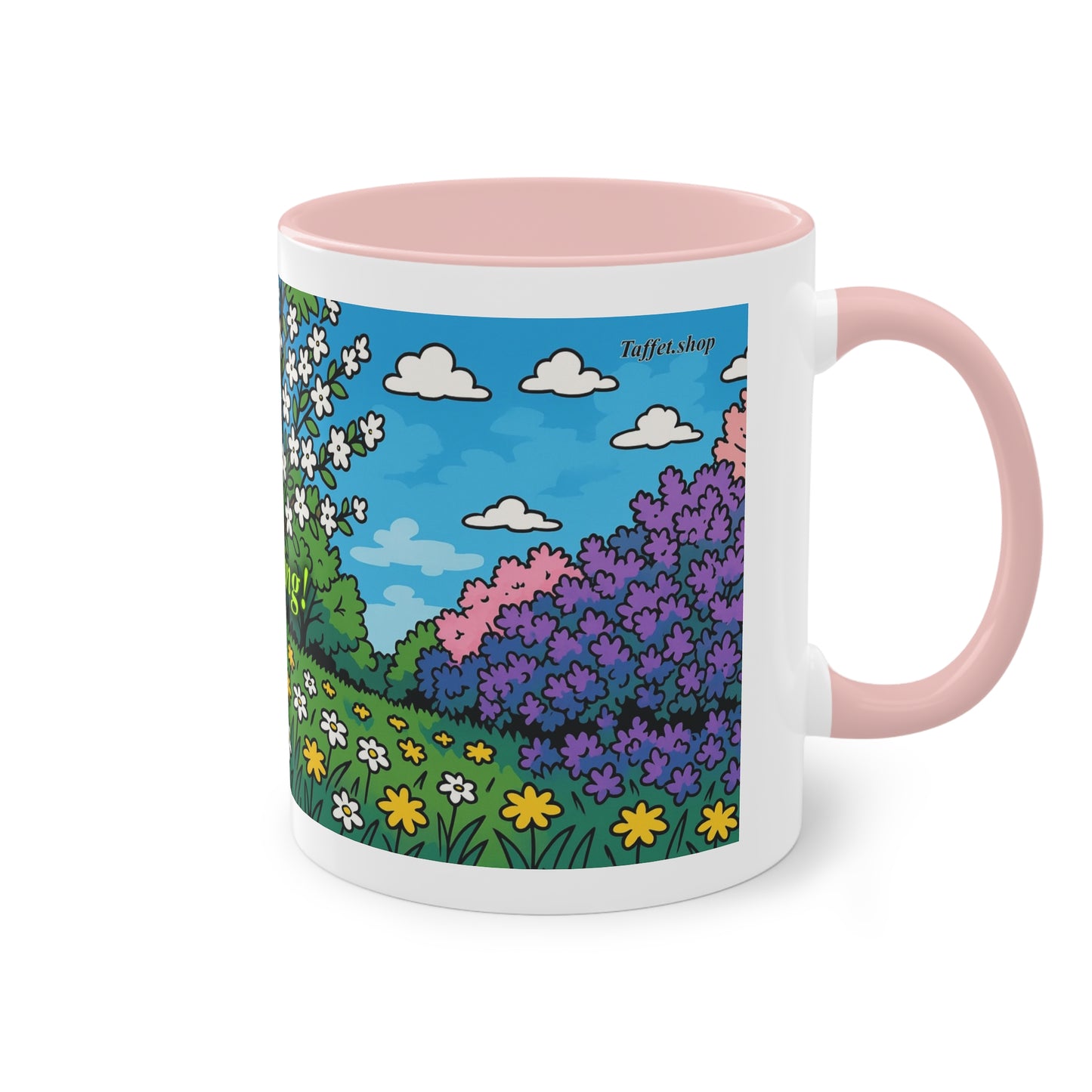 Tasse – „Frühling“, Ostern/Frühling, 325 ml