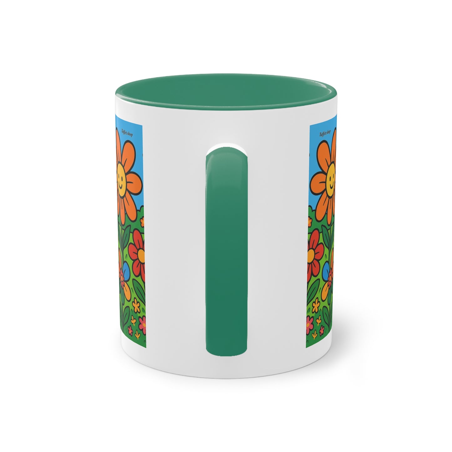 Tasse – „Blumenwiese“, Ostern/Frühling, 325 ml