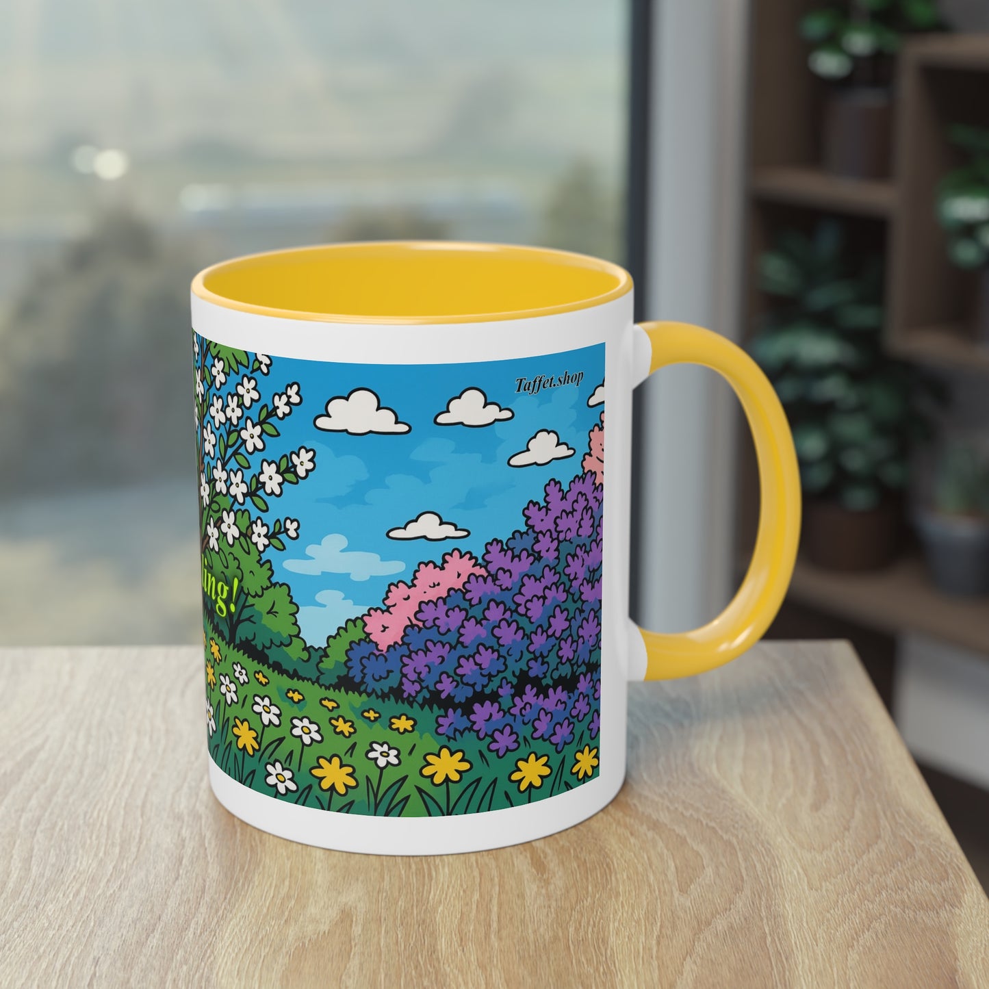 Tasse – „Frühling“, Ostern/Frühling, 325 ml