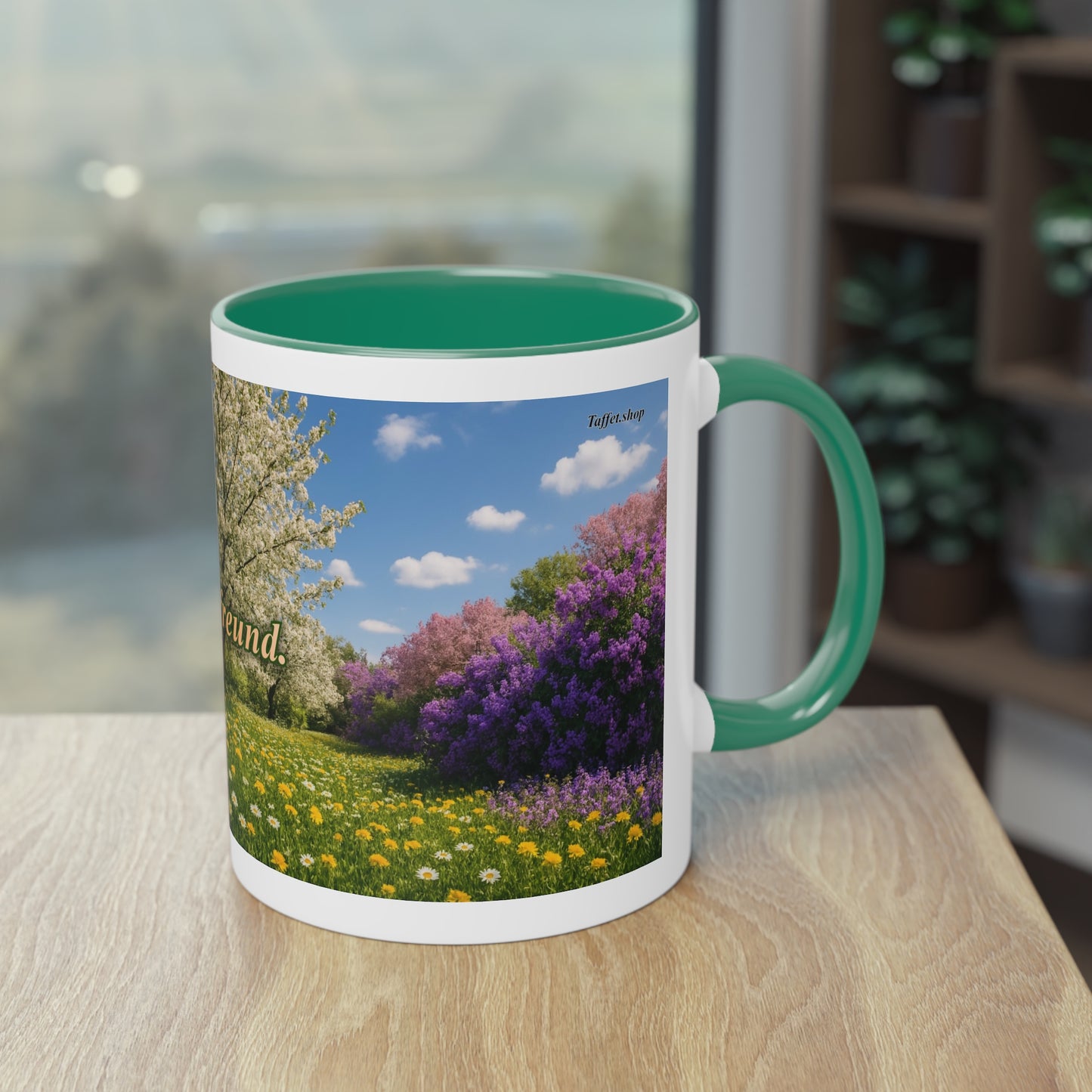 Tasse – „Naturfreund“, Ostern/Frühling, 325 ml