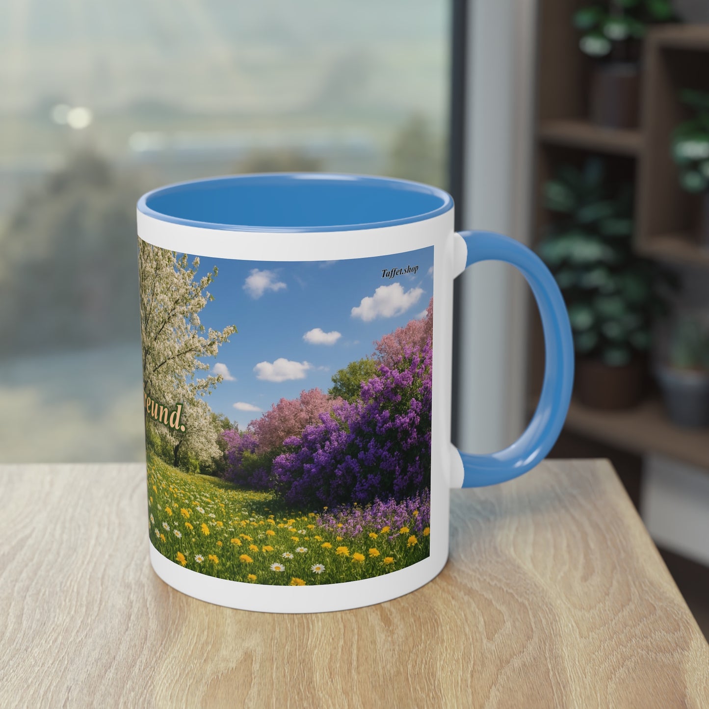 Tasse – „Naturfreund“, Ostern/Frühling, 325 ml