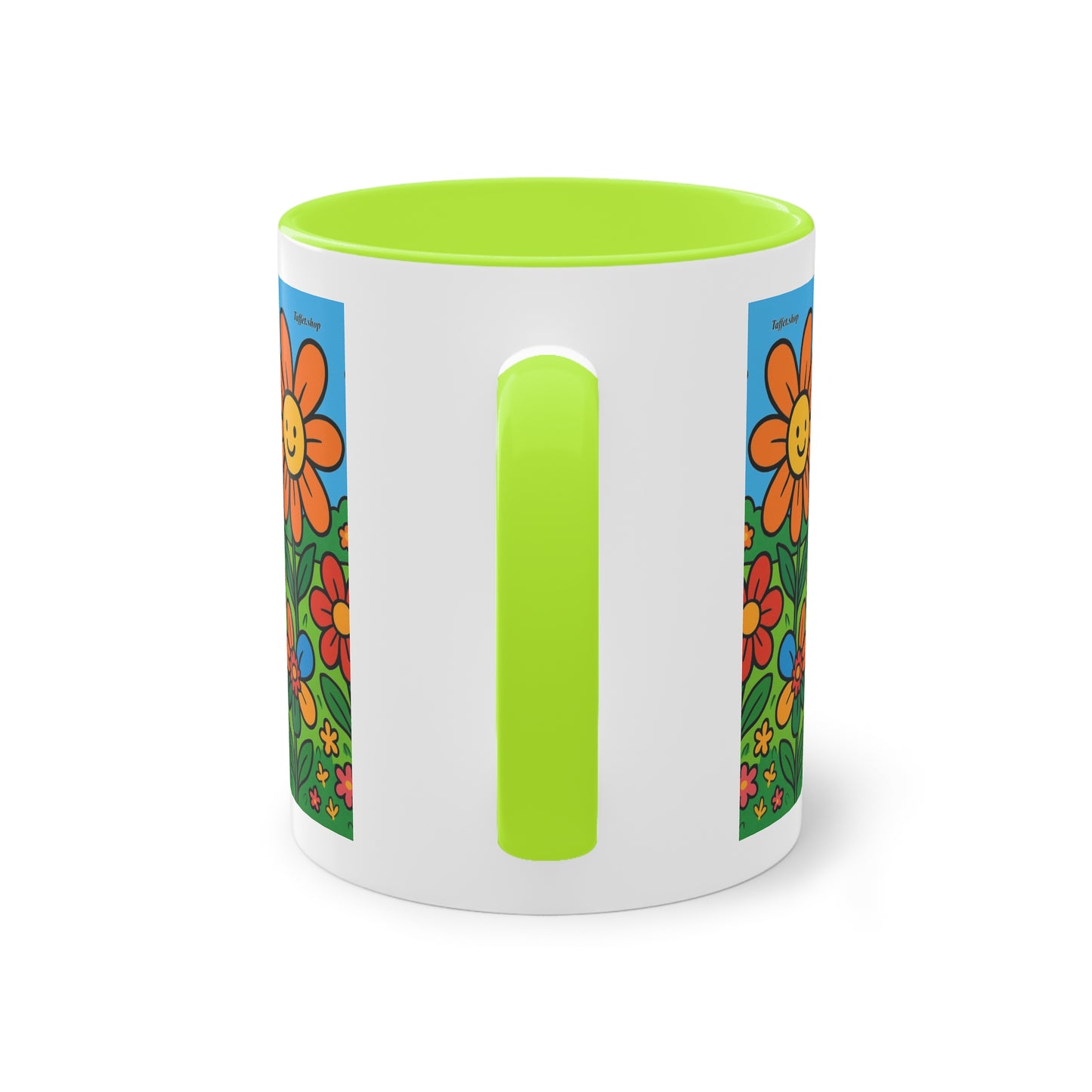 Tasse – „Blumenwiese“, Ostern/Frühling, 325 ml