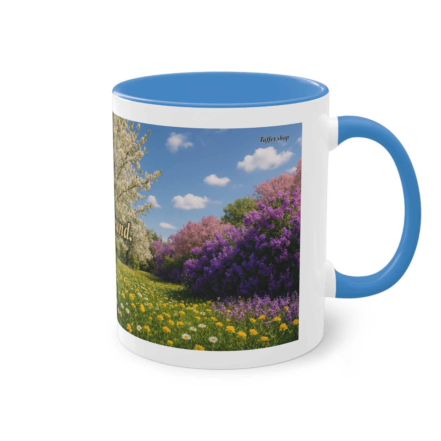 Tasse – „Naturfreund“, Ostern/Frühling, 325 ml