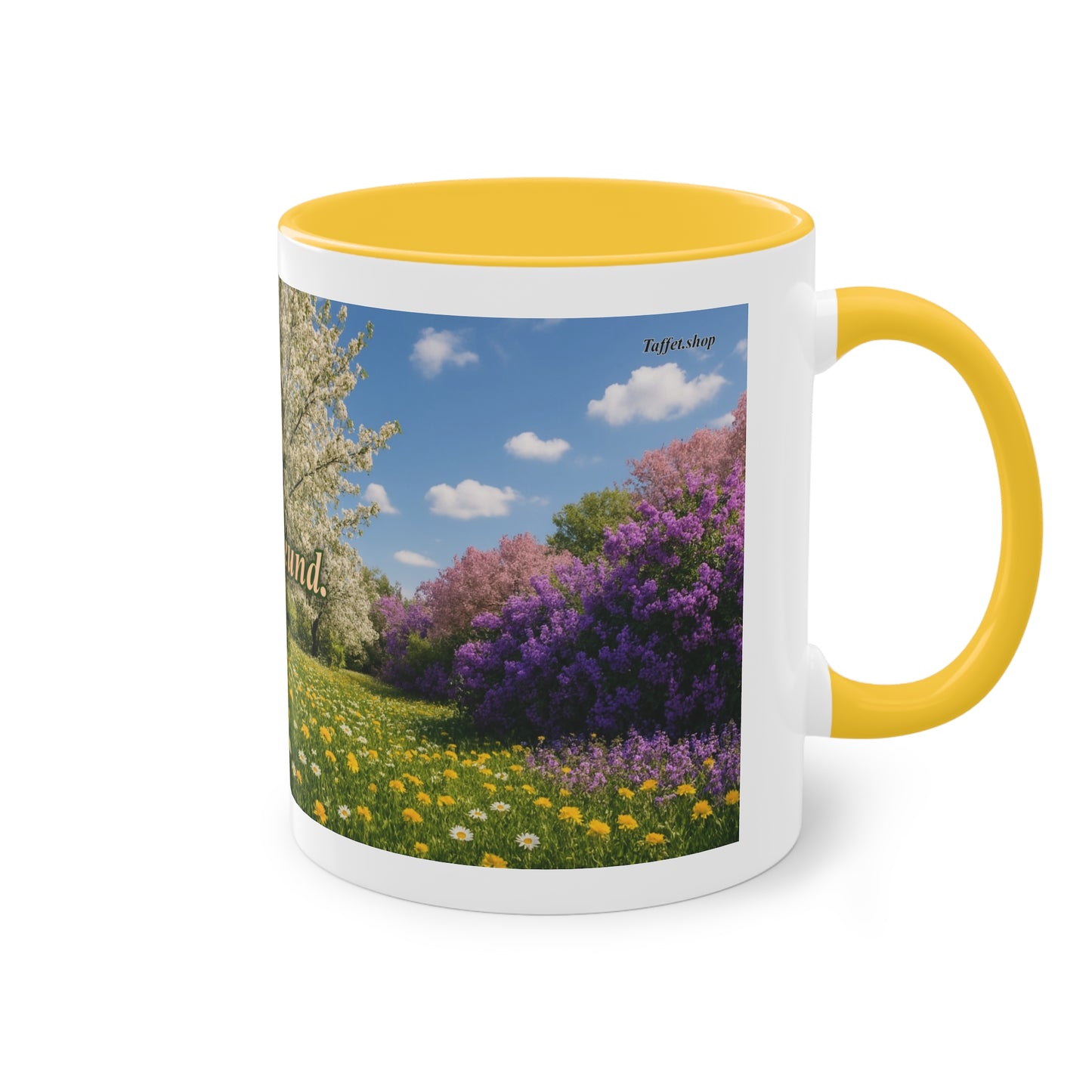 Tasse – „Naturfreund“, Ostern/Frühling, 325 ml