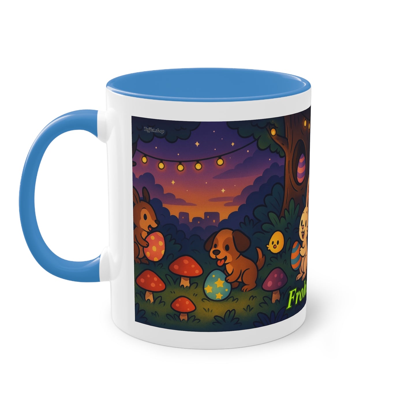 Tasse – „Frohe Ostern“, Ostern/Frühling, 325 ml