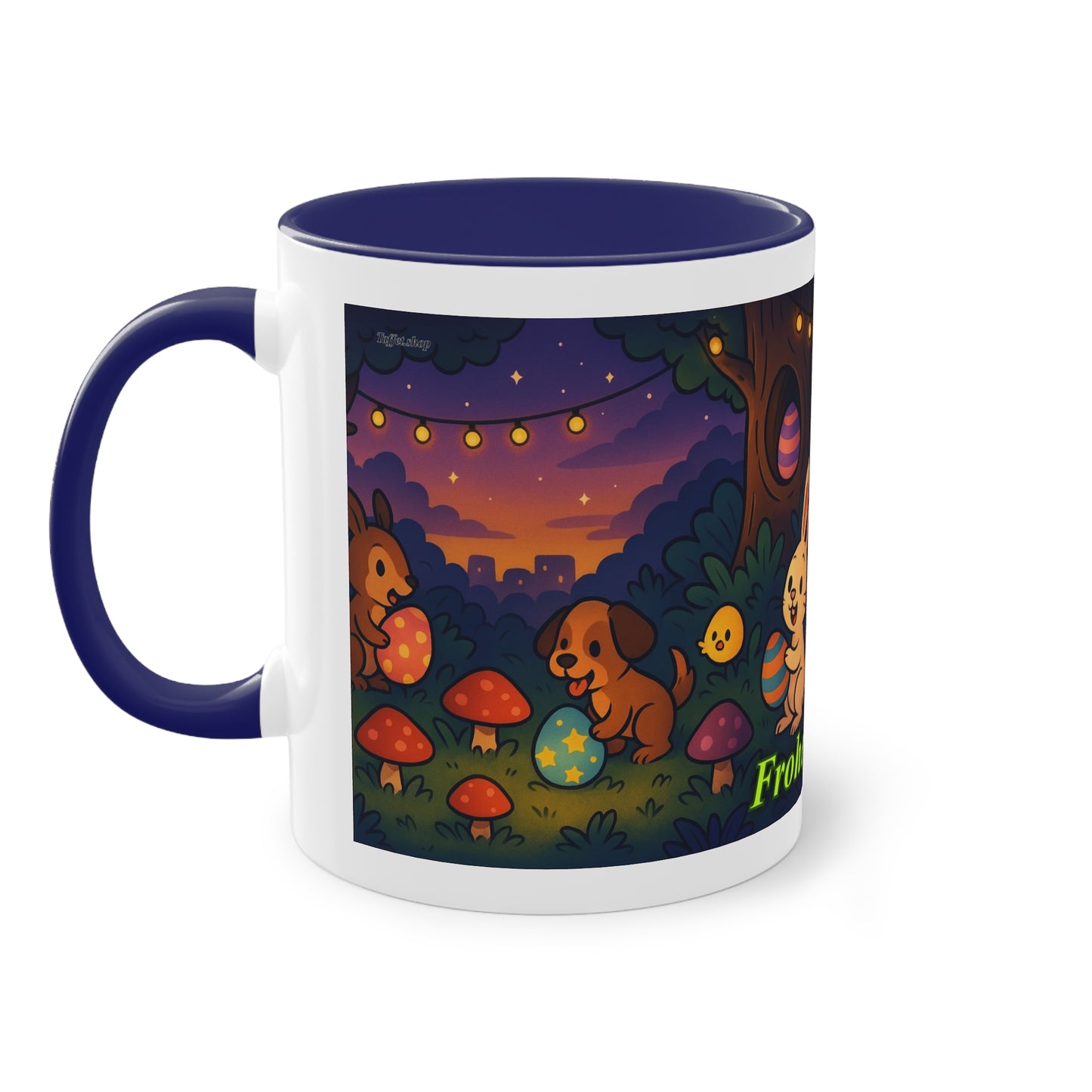 Tasse – „Frohe Ostern“, Ostern/Frühling, 325 ml