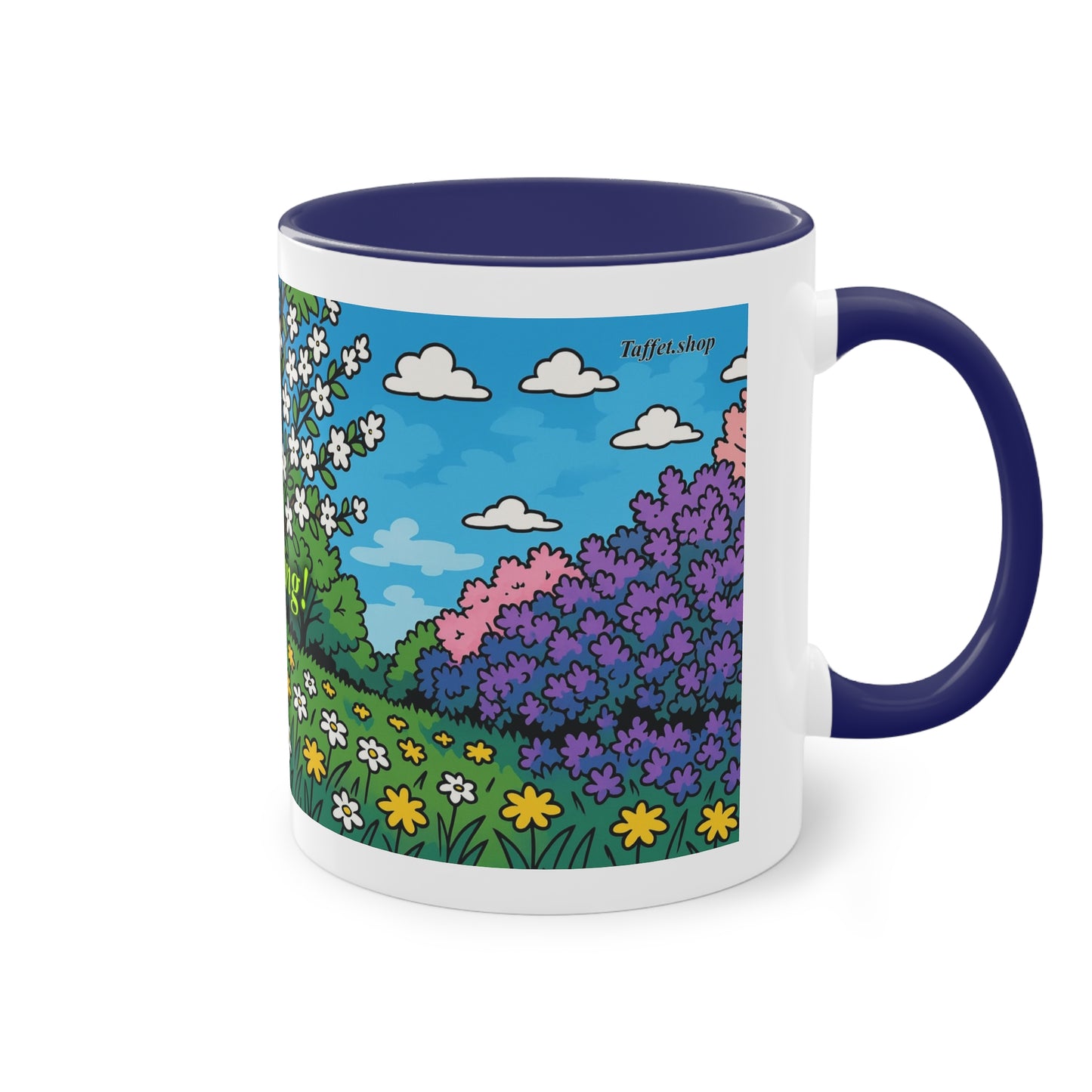 Tasse – „Frühling“, Ostern/Frühling, 325 ml
