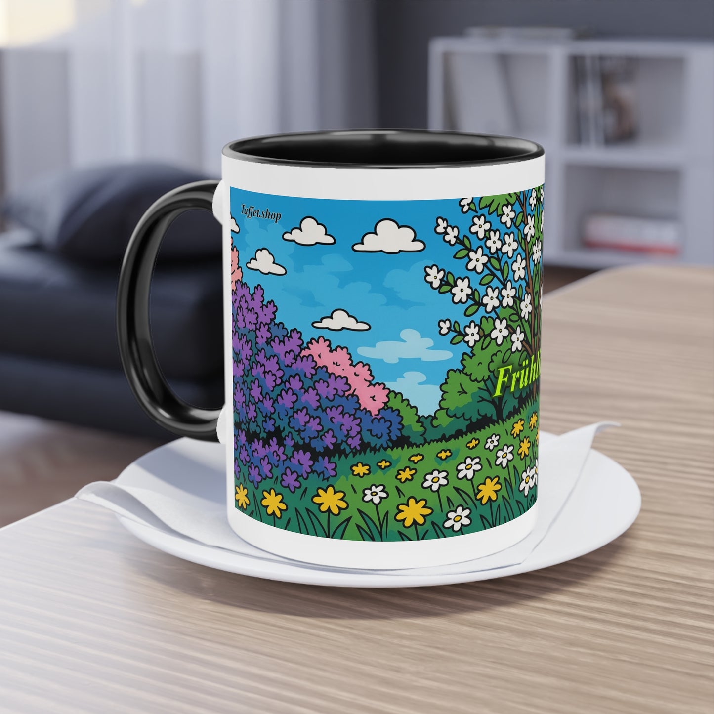 Tasse – „Frühling“, Ostern/Frühling, 325 ml