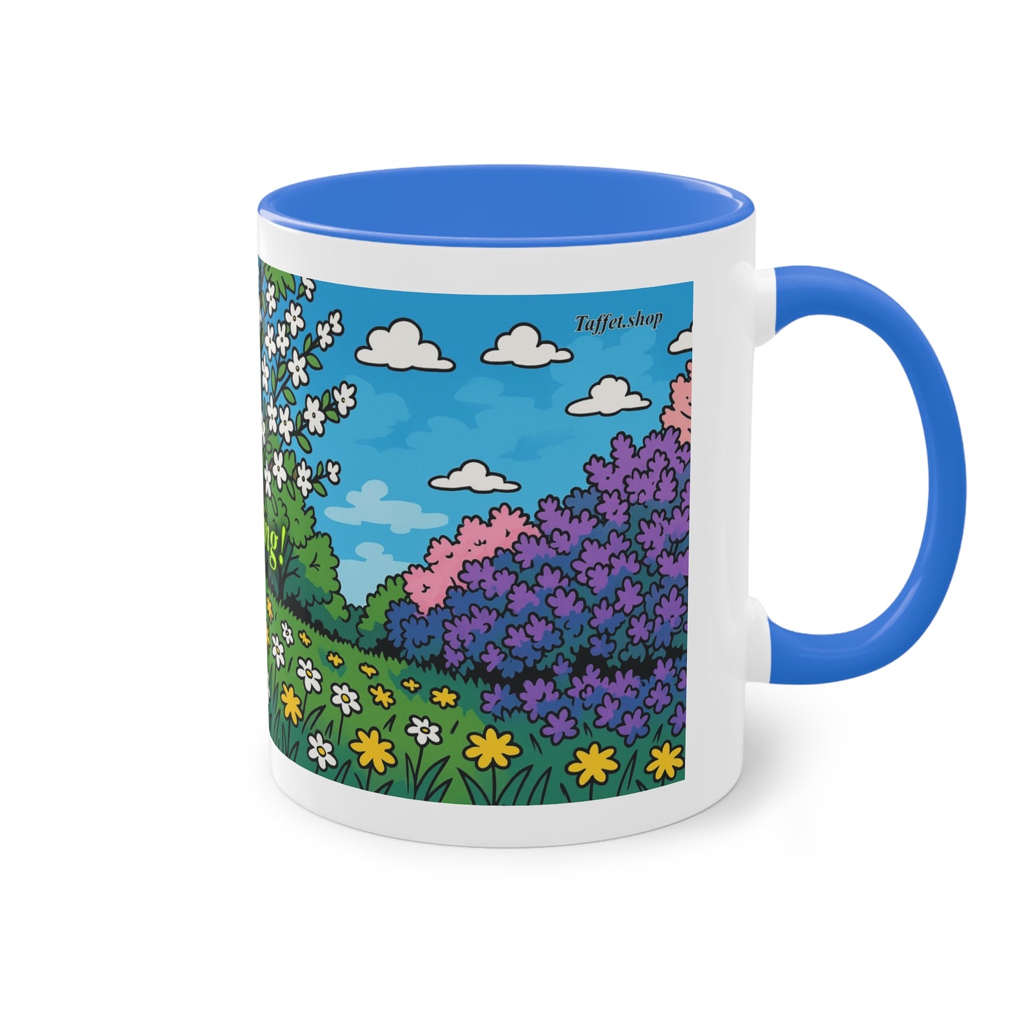 Tasse – „Frühling“, Ostern/Frühling, 325 ml
