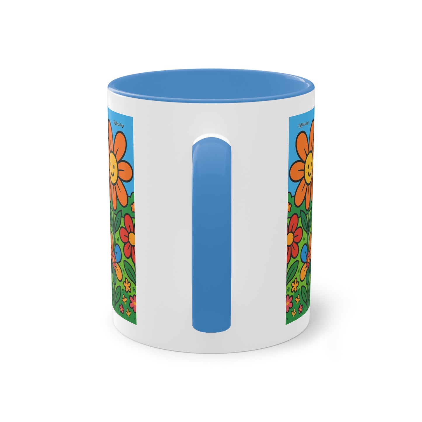 Tasse – „Blumenwiese“, Ostern/Frühling, 325 ml