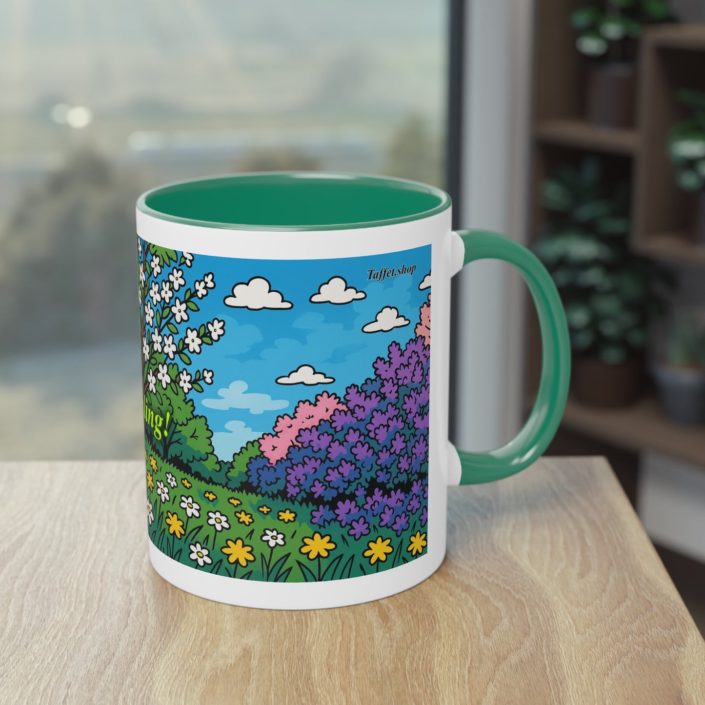 Tasse – „Frühling“, Ostern/Frühling, 325 ml