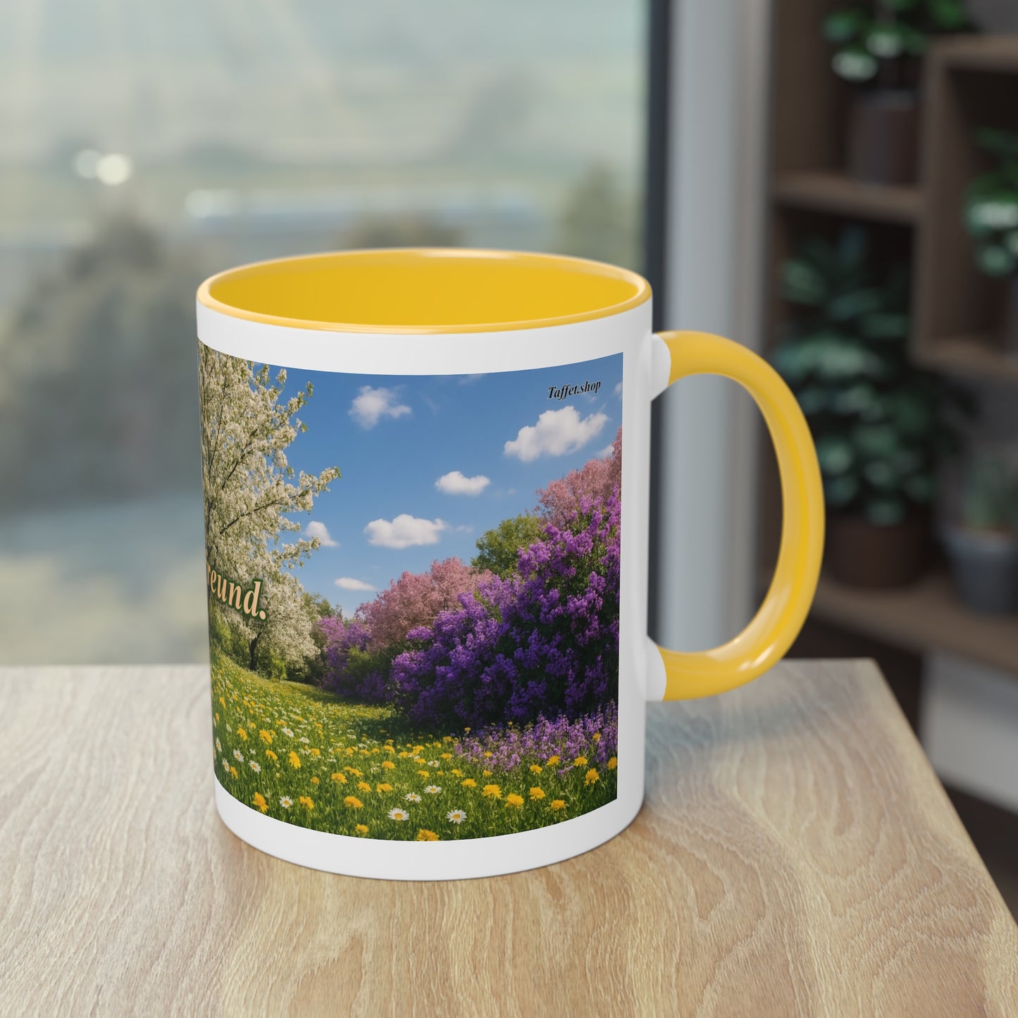 Tasse – „Naturfreund“, Ostern/Frühling, 325 ml