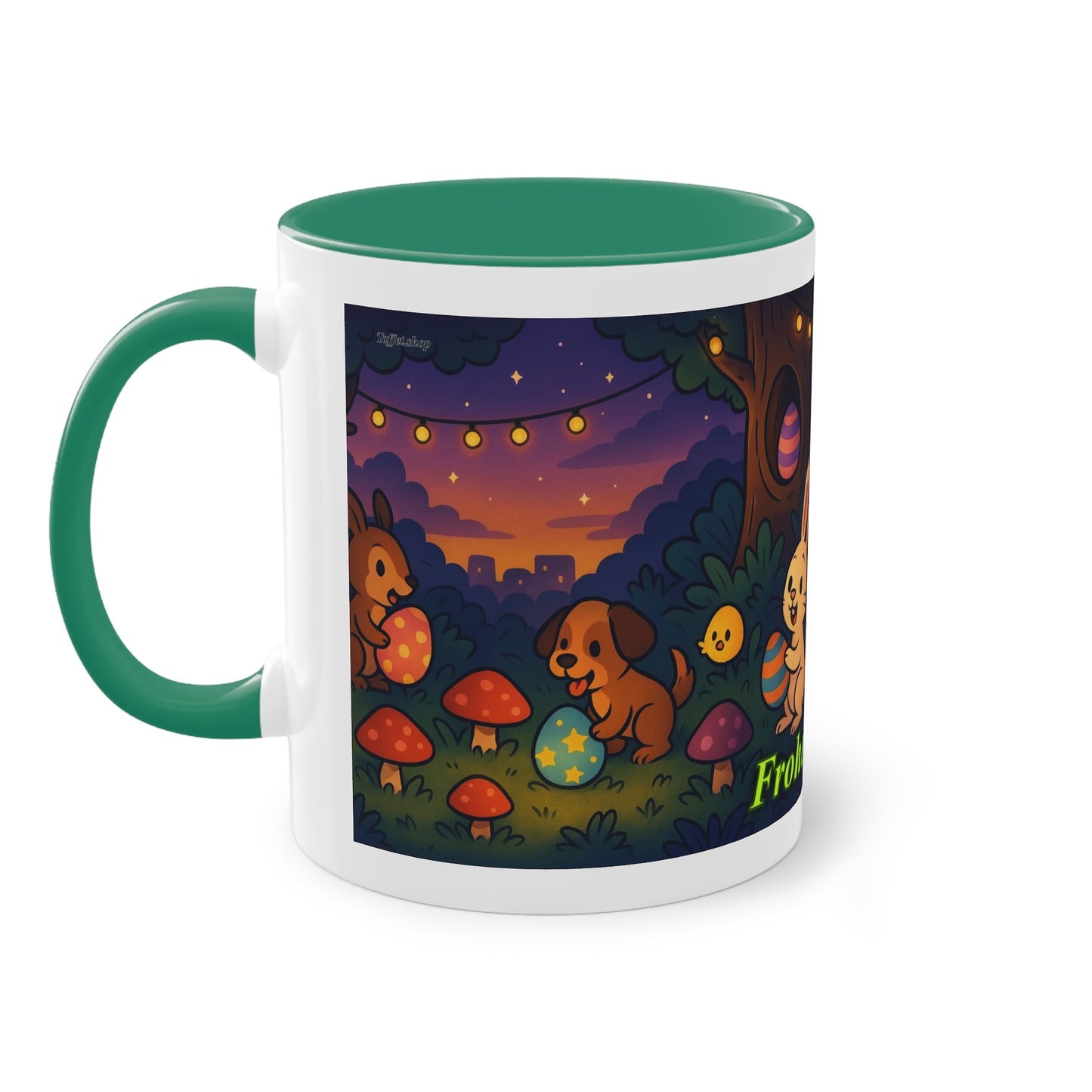 Tasse – „Frohe Ostern“, Ostern/Frühling, 325 ml