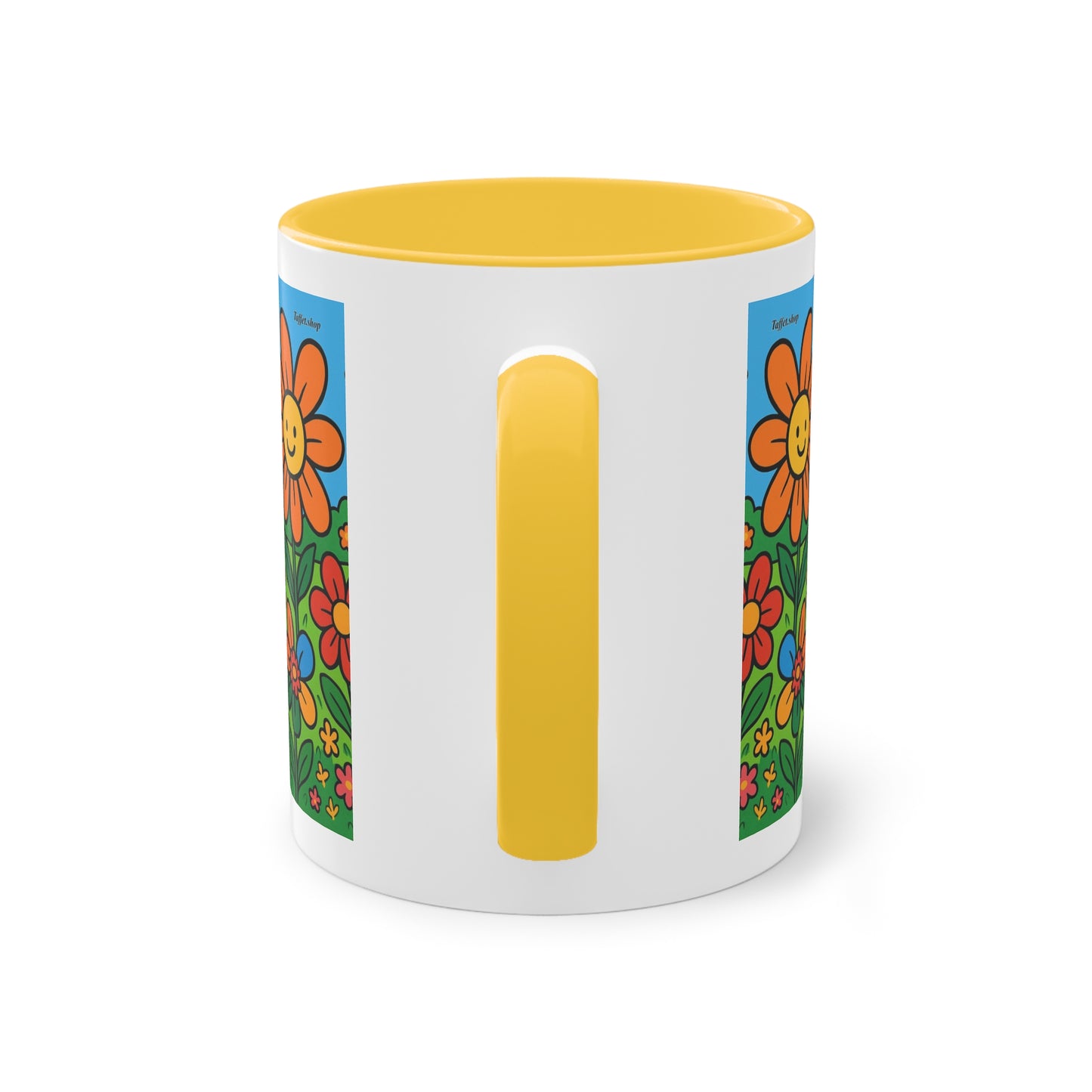 Tasse – „Blumenwiese“, Ostern/Frühling, 325 ml