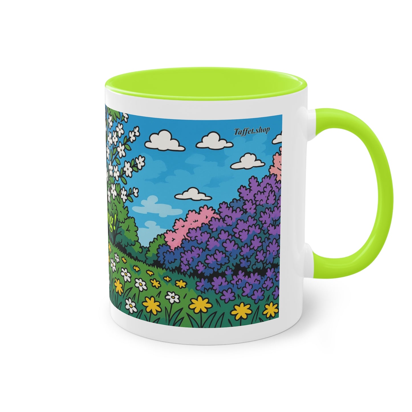 Tasse – „Frühling“, Ostern/Frühling, 325 ml