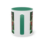 Tasse – Katze BKH/BSH mit Blume im Comic-Stil, 325 ml