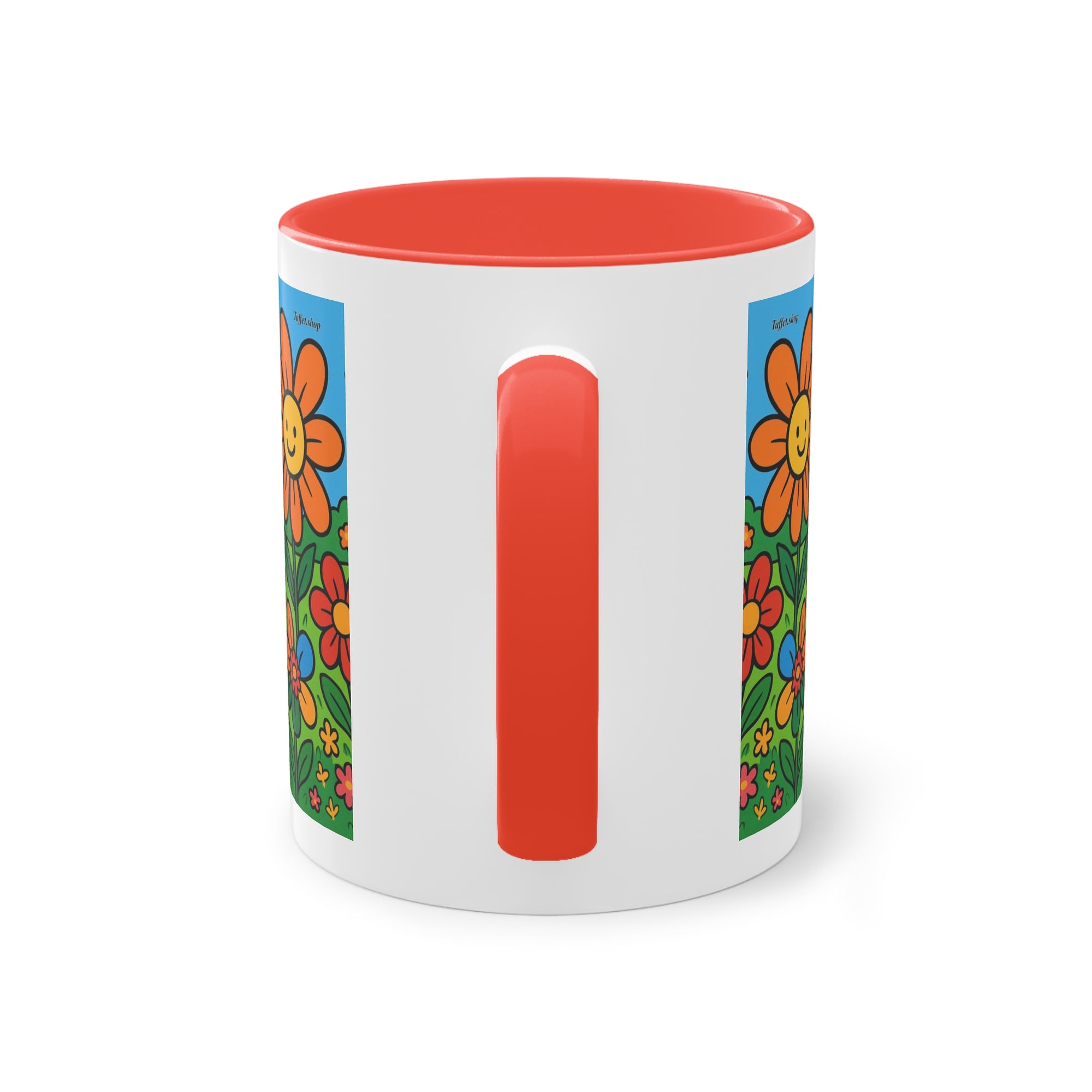 Tasse – „Blumenwiese“, Ostern/Frühling, 325 ml