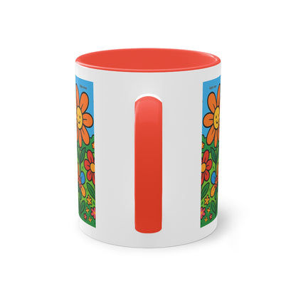 Mug – “Flower Meadow”, Easter/Spring, 325 ml