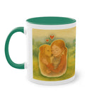Tasse – „Hund und Mädchen“ im Aquarell-Stil, 325 ml