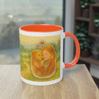 Tasse – „Hund und Mädchen“ im Aquarell-Stil, 325 ml