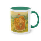 Tasse – „Hund und Mädchen“ im Aquarell-Stil, 325 ml