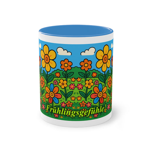 Mug – “Flower Meadow”, Easter/Spring, 325 ml