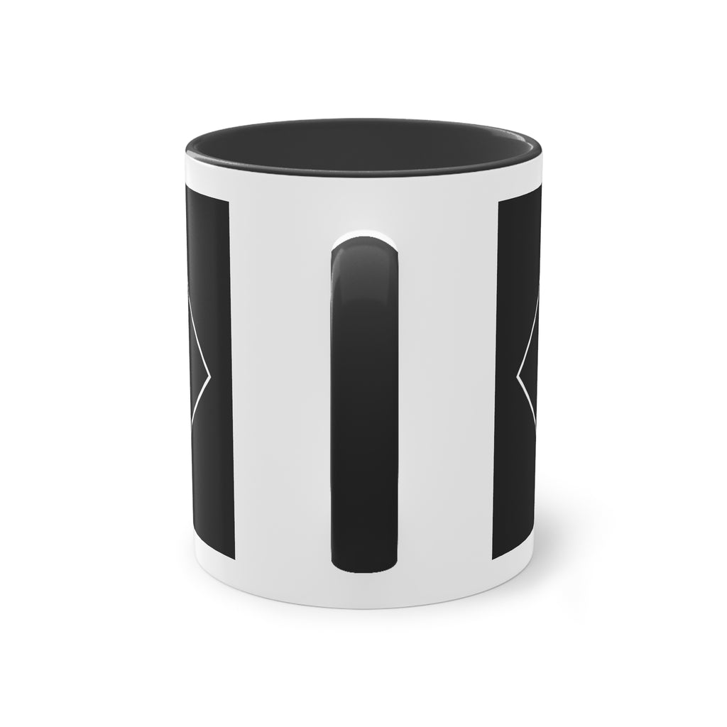 „Squares“ Designer-Tasse aus der „Black & White“-Kollektion von Taffet.shop, 325 ml