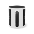 „Squares“ Designer-Tasse aus der „Black & White“-Kollektion von Taffet.shop, 325 ml