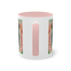 Tasse – Katze BKH/BSH mit Blume im Aquarell-Stil, 325 ml