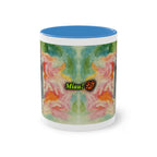 Tasse – Katze BKH/BSH mit Blume im Aquarell-Stil, 325 ml