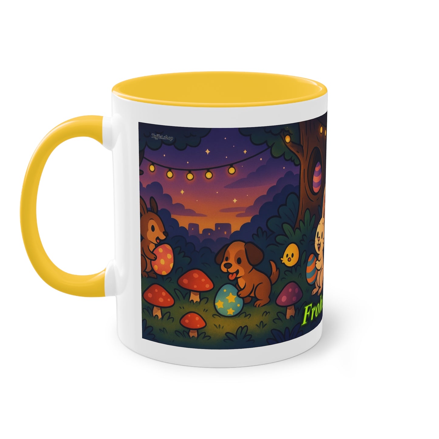 Mug – “Happy Easter”, Easter/Spring, 325 ml