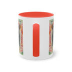 Tasse – Katze BKH/BSH mit Blume im Aquarell-Stil, 325 ml