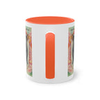 Tasse – Katze BKH/BSH mit Blume im Aquarell-Stil, 325 ml