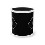 „Squares“ Designer-Tasse aus der „Black & White“-Kollektion von Taffet.shop, 325 ml