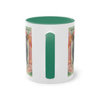 Tasse – Katze BKH/BSH mit Blume im Aquarell-Stil, 325 ml