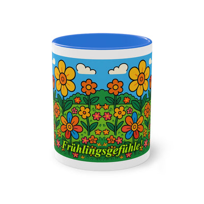 Mug – “Flower Meadow”, Easter/Spring, 325 ml
